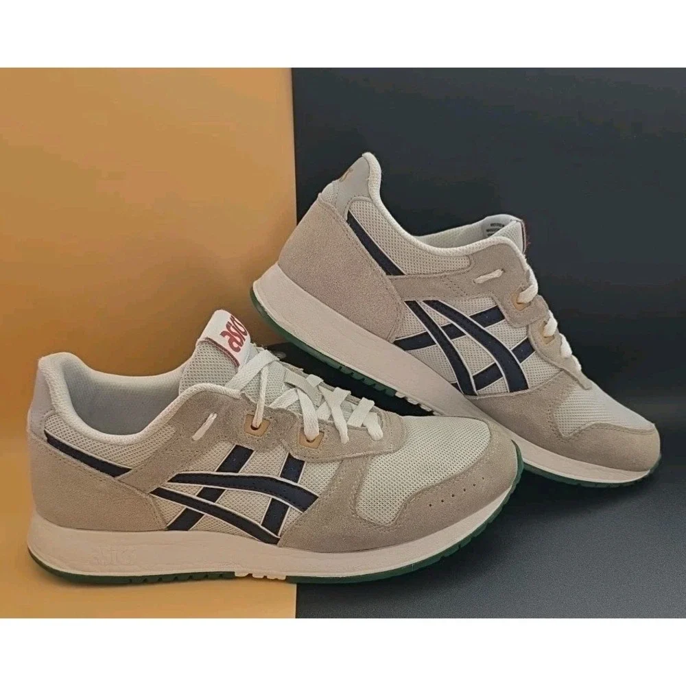ASICS Lyte Classic SportStyle Sneakers Grey White Casual Shoes Size 8111 - Picture 1 of 9